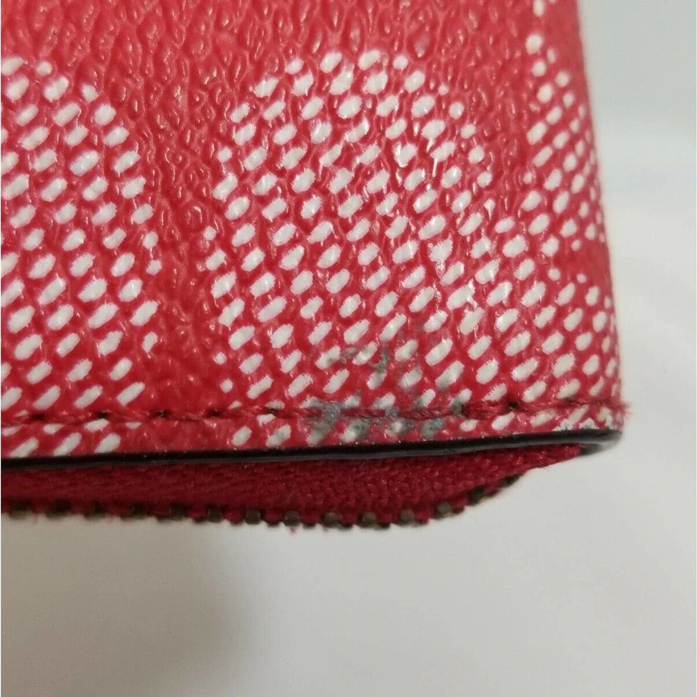 Kate Spade New York Red Saffiano Spade Print 8
